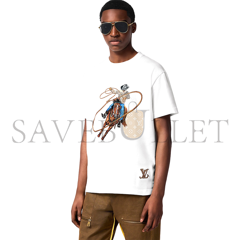 l0vis Vvtt0n graphic embroidered cotton t-shirt 1afxnm